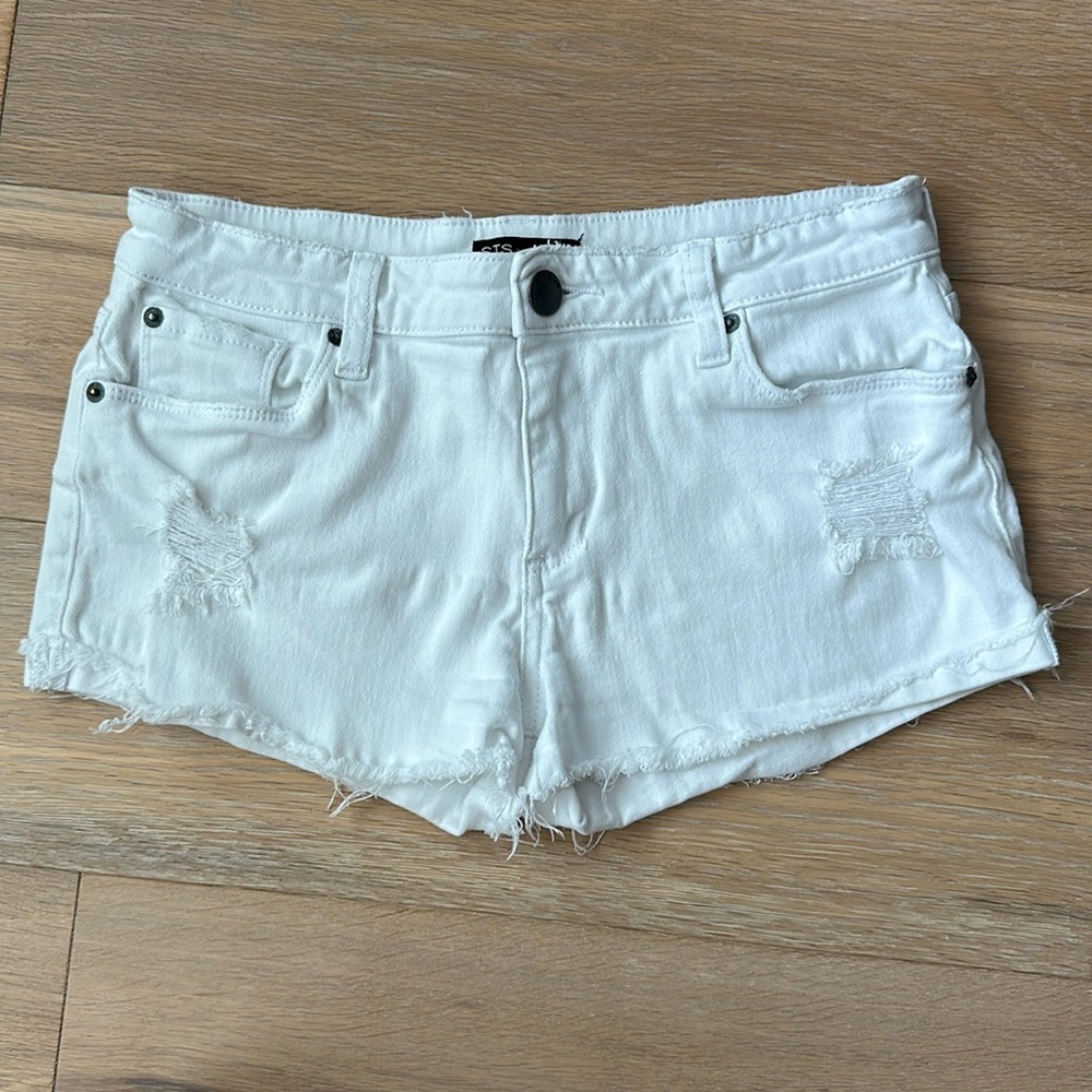 STS Blue white Jean shorts